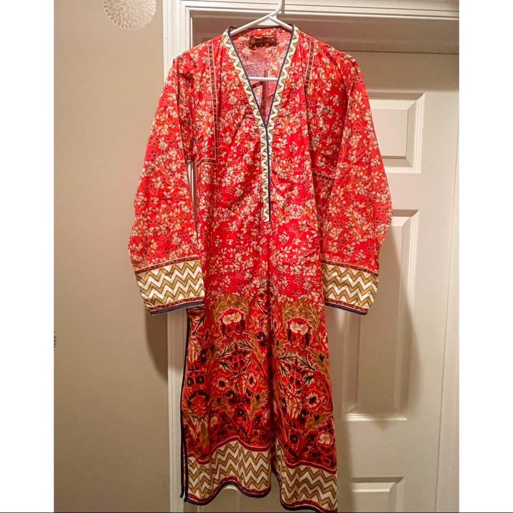 Khadi Women’s Cotton Tunic Dress, L